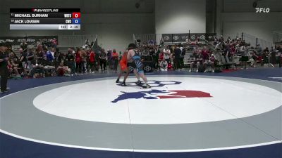 Cons. Round 4 - Michael Durham, Warrior Regional Training Center vs Jack Lougen, Camas Wrestling Club