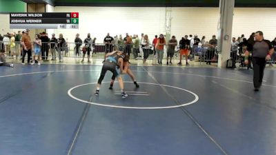 90 lbs Consi Of 32 #2 - Maverik Wilson, PA vs Joshua Werner, VA