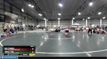 100 lbs Cons. Round 6 - Tracy Vail, East Minico Middle School vs Zay Tverdy, Wolverine Wrestling Club