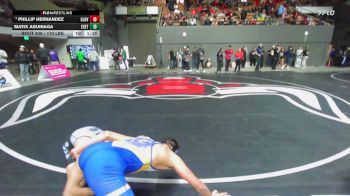113 lbs Round Of 16 - Phillip Hernandez, Clovis North vs Matix Aguinaga, Exeter