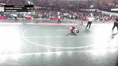 97 lbs Cons. Round 3 - Matthew Schuller, NGL Wrestling vs Flynn Crabb, New London