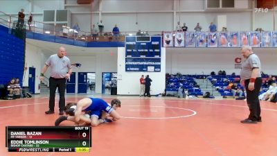 106 lbs Semis & Wb (16 Team) - Eddie Tomlinson, Bishop Chatard vs Daniel Bazan, Mt Vernon