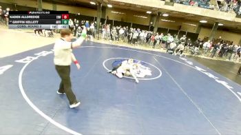 120 lbs Cons. Round 3 - Griffin Kellett, LaSalle-Peru vs Kaden Alldredge, Edwardsville