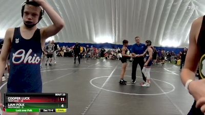 100 lbs Round 7 (8 Team) - Coen Reer, Team Ohio vs Noah Lockard, Westshore