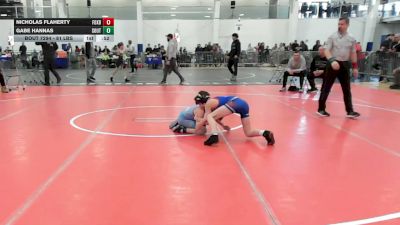 81 lbs Consi Of 16 #2 - Nicholas Flaherty, Foxboro vs Gabe Hannas, Southside WC