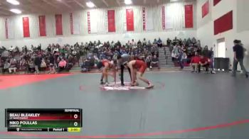 165 lbs Semifinal - Niko Poullas, Canfield vs Beau Bleakley, Cf Northwest