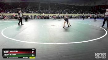 100 lbs 3rd Place Match - Telsie Butler, Altus vs Ashly Johnson, Poteau