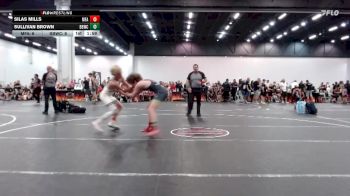 126 lbs Round 2 (4 Team) - Sullivan Brown, Bulloch Bandits Wrestling Club vs Silas Mills, MF Army