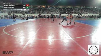 133 lbs Consi Of 16 #1 - Ayden Wagner, Choctaw Jh vs Jake Halford, Mangum Wrestling