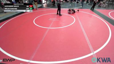 80 lbs Rr Rnd 2 - Alexander Bruce, Gravette Wrestling Club vs Reilas Sanchez, Locust Grove Youth Wrestling