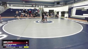 130 lbs Round 2 (4 Team) - Abbie Colvin, Utah 1 vs Martynique Davis, Valiant Prep