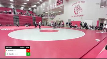 132 lbs 3rd Place Match - Evan Stanley, Mt. Carmel vs Freddy Alvarez, Davison