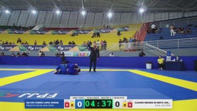 CLAUDIO MENDES DE BRITO JUNIOR vs NILTON CORRÊA LOPES JÚNIOR 2026 FPJJ Campeonato Paulista