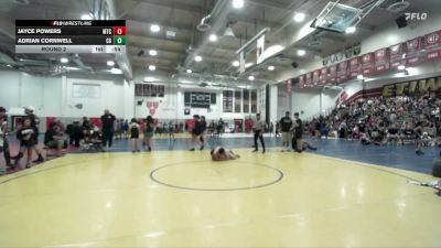 135-150 lbs Round 2 - Jayce Powers, Mantanona Training Center vs Adrian Cornwell, Cal Grapplers
