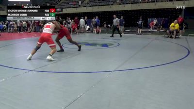 189 lbs Quarterfinal - Victor Marks-Jenkins, Perry Hall vs Jackson Long, Pleasant Gap