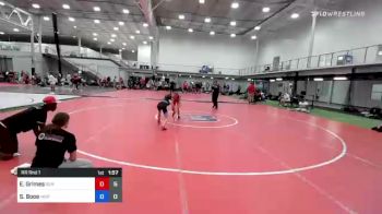 77 lbs Rr Rnd 1 - Emma Grimes, Wyoming Seminary vs Sophie Booe, Misfits Live Wire