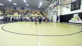 120 lbs Consi Of 8 #2 - Jaqueline Pizana, Fayetteville Girls HS vs Harper Dry, Jay High School