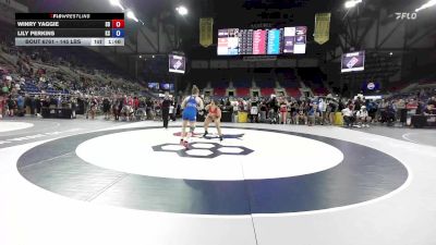 145 lbs Cons. Sub-quarters - Winry Yaggie, SD vs Lily Perkins, KS