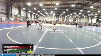 92 lbs Rd# 6- 9:00am Saturday Final Pool - Flynn Arnestad, Ranger WC vs Dylan Williamson, Iowa Black