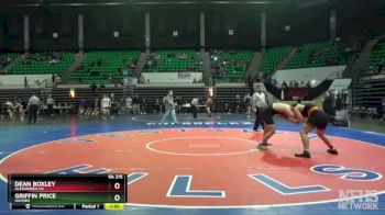 5A 215 lbs Semifinal - Dean Boxley, Alexandria HS vs Griffin Price, Hayden