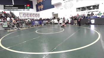 144 lbs Semifinal - James Ruiz, Esperanza vs Kyle Da Nobrega, South Torrance