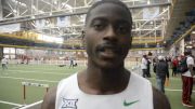 Trayvon Bromell ties Big 12 meet record in 60m prelim
