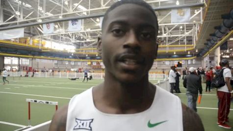 Trayvon Bromell ties Big 12 meet record in 60m prelim