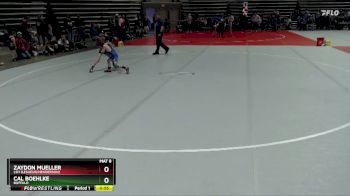 45 lbs Quarterfinal - Zaydon Mueller, LSH (LeSueur/Henderson) vs Cal Boehlke, Buffalo