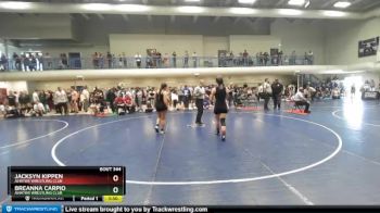 155 lbs Semifinal - Jacksyn Kippen, Aviator Wrestling Club vs Breanna Carpio, Aviator Wrestling Club