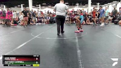 130 lbs Round 3 (8 Team) - Amir Perry, Cordoba Trained vs Matthew Campbell, Force WC