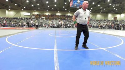 90 lbs Round Of 16 - Julian Almanza, Merced Bears WC vs Triston Lara, McKinleyville