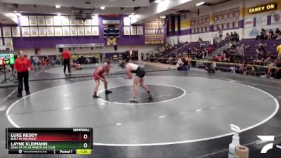 132 lbs Semifinal - Layne Kleimann, Sons Of Atlas Wrestling Club vs Luke Reddy, Built By Brunson