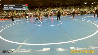 52 lbs Consolation - Robert Horton, Cory Clark Wrestling vs Major Greer, Siouxland Wrestling Academy