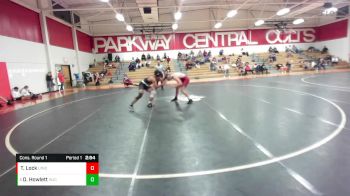 184 lbs Cons. Round 1 - Dom Howlett, William Jewell vs Tabor Lock, Indianapolis