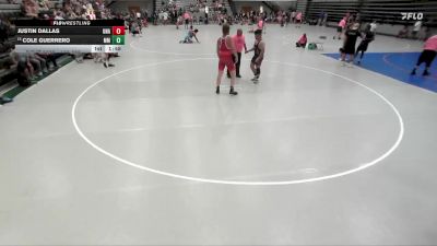 186-202 lbs Champ. Round 1 - Cole Guerrero, Morton Mustangs vs Justin Dallas, Unattached