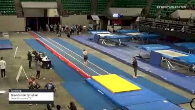Brandon Krzynefski - Tumbling, Eagle Gymnastics TX - 2021 Elite Challenge