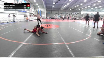 120 lbs Rr Rnd 2 - Mattex Adams, Capital City Wrestling Club vs Kai Vaughn, The Fort Hammers Maroon