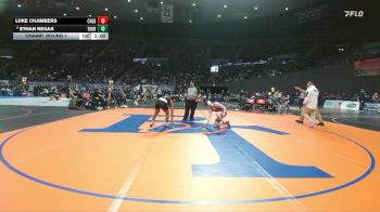 5A Boys 144 lbs Champ. Round 1 - Luke Chambers, Centennial Boys vs Ethan Regas, Thurston Boys