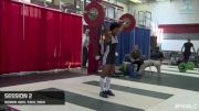 W Senior 58 Jaque Payne Snatch 2 70 kgs