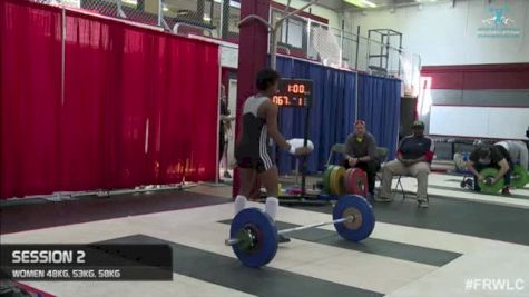 W Senior 58 Jaque Payne Snatch 1 67 kgs