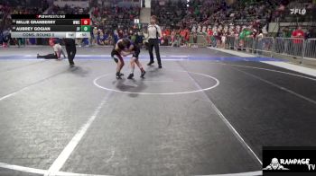 80 lbs Cons. Round 2 - Millie Granberry, Wichita Wrestling Club vs Aubrey Gogian, Jr Viking