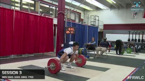 M Senior 77 Andrew White Snatch 2 125 kgs