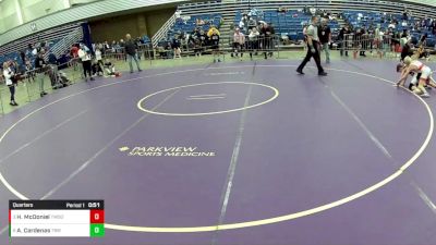 14U Boys - 120 lbs Quarters - Henry Scott McDoniel, Threestyle Wrestling Of Oklahoma vs Apollo Cardenas, The Best Wrestler