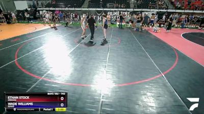 145 lbs Cons. Round 3 - Ethan Stock, Oregon vs Wade Williams, Idaho