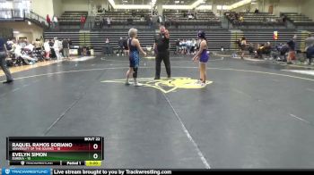 123 lbs Round 6 (8 Team) - Raquel Ramos Soriano, University Of The Ozarks vs Evelyn Simon, Eureka