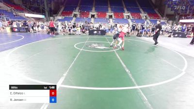 88 lbs Cons 8 #1 - Carlo Difalco, IL vs Rockwell Jensen, ID