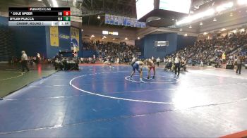 138 lbs Champ. Round 1 - Cole Speer, Brecksville vs Dylan Placca, Holmdel