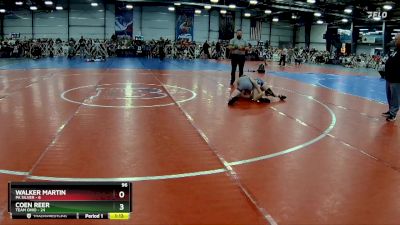 96 lbs Rd# 7- 10:45am Saturday Final Pool - Walker Martin, PA Silver vs Coen Reer, Team Ohio