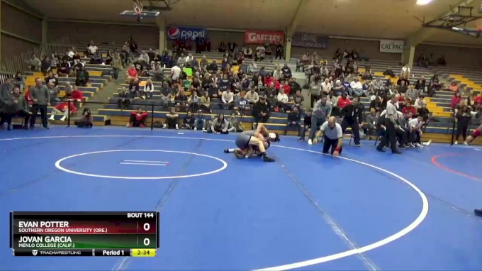 133 lbs Semifinal - Evan Potter, Southern Oregon University (Ore.) vs ...