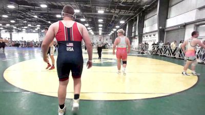 230 lbs Rr Rnd 3 - Lake Bennett, Mat Warriors PWC - MS vs SJ McCartney, All American Wrestling Club - MS
